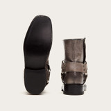 Ladies Retro Square Toe Buckle Zipper Ankle Boots
