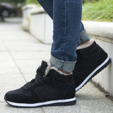 Winter Warm Fur Men's Snow  Ankle Boots