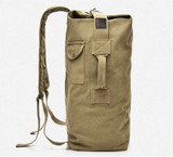 Multifunctional Military Style Canvas Backpack Duffel Go-Bag