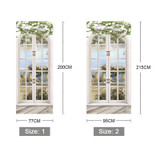 3D door murals wallpaper sticker