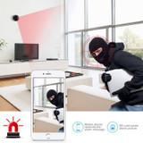 SpyCam - Mini Hidden Spy Camera 1080P HD WiFi Nanny Cam with Night Vision and Motion Detection for iOS/Andriod/PC