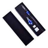Floral Vintage Glass Fountain Ink Signature Pen