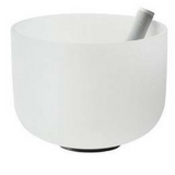 Frosted Crystal Singing Bowl - 20"