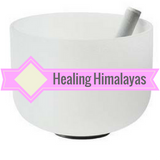Frosted Crystal Singing Bowl - 18"