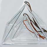 Quartz Crystal Singing Pyramid - 12"