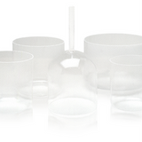 Optically Clear Crystal Singing Bowl - 7"