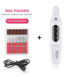1Set Electric Nail Drill Machine Kit USB Charging Manicure