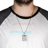 To My Daughter Dog Tag Birthday Gift Ideas for daughter, daughter necklace, to my daughter necklace, best gifts for daughter, birthday gifts for daughter, father and daughter necklace, daughter necklace from parents  1189fdrn