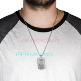 To My Daughter Dog Tag Birthday Gift Ideas for daughter, daughter necklace, to my daughter necklace, best gifts for daughter, birthday gifts for daughter, father and daughter necklace, daughter necklace from parents  1132fdrn