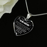 To My Sister: Gift For Sister, Christmas Gift For Sister, Idea Gift For Sister, Necklace For Sister, Family Gift 1109ts