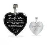 To My Sister: Gift For Sister, Christmas Gift For Sister, Idea Gift For Sister, Necklace For Sister, Family Gift 1106ts