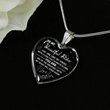 To My Sister: Gift For Sister, Christmas Gift For Sister, Idea Gift For Sister, Necklace For Sister, Family Gift 1106ts
