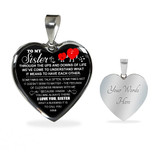 To My Sister: Gift For Sister, Christmas Gift For Sister, Idea Gift For Sister, Necklace For Sister, Family Gift 1105ts