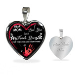 To My Mother Necklace Perfect Gifts For Mom - Love You So Much, Mommy 1055ms-sb
