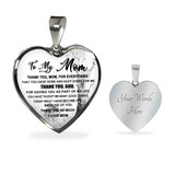 To My Mom Necklace Perfect Gift For Mom -Thanks For Everything, Mom I Love You So Much 1038ms-sb