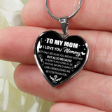 To My Mom Necklace Amazing Gifts For Mom - I Love You, Mommy 1031ms-sb