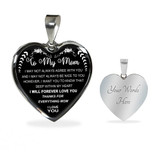 To My Mom Necklace Perfect Gift For Mom -Thanks For Everything, Mom I Love You 1029ms-sb