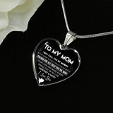 To My Mom Necklace Perfect Gift For Mom -Thanks For All That You Do, Mom I Love You 1028ms-sb