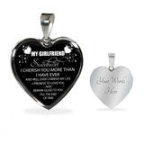 TO MY GIRLFRIEND: GIFT IDEAS FOR GIRLFRIEND, GIRLFRIEND NECKLACE, TO MY GIRLFRIEND NECKLACE, BEAUTIFUL GIRLFRIEND NECKLACE, BEST GIFTS FOR GIRLFRIEND, BIRTHDAY GIFTS FOR GIRLFRIEND, BOYFRIEND AND GIRLFRIEND NECKLACE  921gs