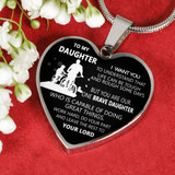 TO MY DAUGHTER: DAUGHTER NECKLACE, TO MY DAUGHTER NECKLACE, BEST GIFTS FOR DAUGHTER, BIRTHDAY GIFTS FOR DAUGHTER, FATHER AND DAUGHTER NECKLACE, DAUGHTER NECKLACE FROM PARENTS, SPECIAL DAUGHTER NECKLACE, AMAZING DAUGHTER NECKLACE 874das
