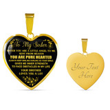 To My Sister: Gift For Sister, Christmas Gift For Sister, Idea Gift For Sister, Necklace For Sister, Family Gift 1111tg