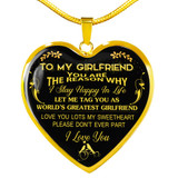 TO MY GIRLFRIEND: GIFT IDEAS FOR GIRLFRIEND, GIRLFRIEND NECKLACE, TO MY GIRLFRIEND NECKLACE, BEAUTIFUL GIRLFRIEND NECKLACE, BEST GIFTS FOR GIRLFRIEND, BIRTHDAY GIFTS FOR GIRLFRIEND, BOYFRIEND AND GIRLFRIEND NECKLACE  1098gg