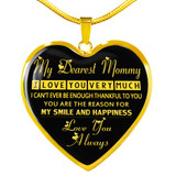To My Dearest Mommy Necklace Gifts For Mommy - I Love You Very Much - Love You Always 1046mg-gb