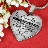 To My Dearest Mommy Necklace Gifts For Mommy - I Love You Very Much - Love You Always 1046mo-wo