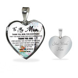 To My Mom Necklace Perfect Gift For Mom -Thanks For Everything, Mom I Love You So Much 1038mo-wo