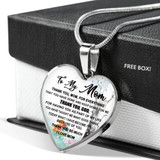 To My Mom Necklace Perfect Gift For Mom -Thanks For Everything, Mom I Love You So Much 1038mo-wo
