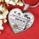 To My Mom Necklace Perfect Gift For Mom -Thanks For Everything, Mom I Love You So Much 1038mo-wo