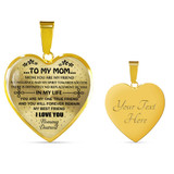 Necklace For Mom Mother Best Gifts For Mom - I Love You Mommy Dearest 1035mo-wo