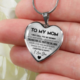 To My Mom Necklace Perfect Gift For Mom -Thanks For All That You Do, Mom I Love You 1028mo-wo