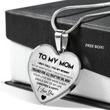 To My Mom Necklace Perfect Gift For Mom -Thanks For All That You Do, Mom I Love You 1028mo-wo