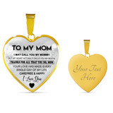 To My Mom Necklace Perfect Gift For Mom -Thanks For All That You Do, Mom I Love You 1028mm-wo