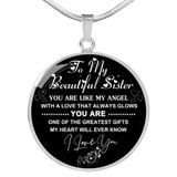 To My Sister Necklace Gifts Sister Idea Gifts For Sister Best Gifts For Sister Amazing Gifts For Sister 1123ts