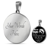Mother And Son Necklace Perfect Gifts Mom Mother Mama From Son - I Love You, Mom 1076ms