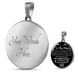 To My Mom Necklace Perfect Gift For Mom -Thanks For Everything, Mom I Love You  1059ms