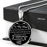 To My Mom Necklace Perfect Gift For Mom -Thanks For Everything, Mom I Love You  1059ms