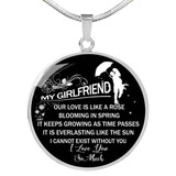 To My Girlfriend Gift Perfect Gift Girlfriend - Girlfriend And Boyfriend Necklace - Love You So Much 1019gs