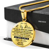 To My Sister Necklace Gifts Sister Idea Gifts For Sister Best Gifts For Sister Amazing Gifts For Sister 1129to