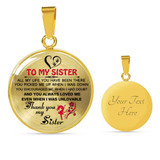 To My Sister Necklace Gifts Sister Idea Gifts For Sister Best Gifts For Sister Amazing Gifts For Sister 1124to