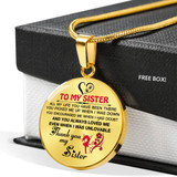 To My Sister Necklace Gifts Sister Idea Gifts For Sister Best Gifts For Sister Amazing Gifts For Sister 1124to