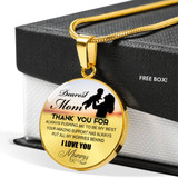 To My Mom Necklace Amazing Gifts For Mom From Son - I Love You, Mommy 1062mo