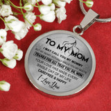 To My Mom Necklace Perfect Gift For Mom -Thanks For All That You Do, Mom I Love You  1058mo