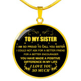 To My Sister Necklace Gifts Sister Idea Gifts For Sister Best Gifts For Sister Amazing Gifts For Sister 1126tg