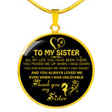 To My Sister Necklace Gifts Sister Idea Gifts For Sister Best Gifts For Sister Amazing Gifts For Sister 1124tg