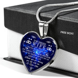 To my wife necklace, luxury necklace for wife from husband, amazing wife heart necklace, special necklace for wife - thank you for sharing your life with me - I love you 608whs To my wife necklace, luxury necklace for wife from husband, amazing wife heart necklace, special necklace for wife - thank you for sharing your life with me - I love you 608whs