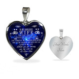 To my wife necklace, luxury necklace for wife from husband, amazing wife heart necklace, special necklace for wife - thank you for sharing your life with me - I love you 608whs To my wife necklace, luxury necklace for wife from husband, amazing wife heart necklace, special necklace for wife - thank you for sharing your life with me - I love you 608whs