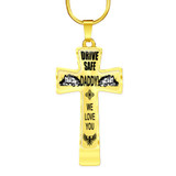 To My Dad Cross - Luxury Necklace: Best Gift For Dad, Luxury Cross Pendant For Dad, Birthday Gifts For Dad, Surprise Ideas For Dad 41ddo